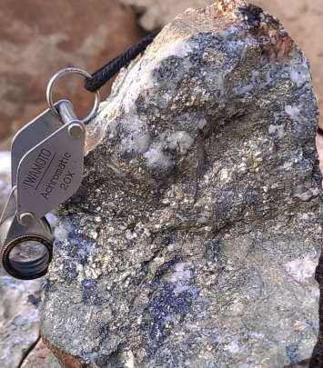 High grade sulphide material from the Palta Dorada project