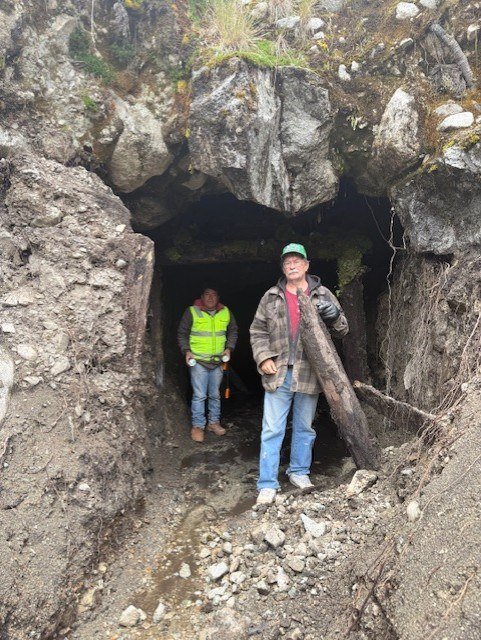 Adit entrance at the Mercedes project